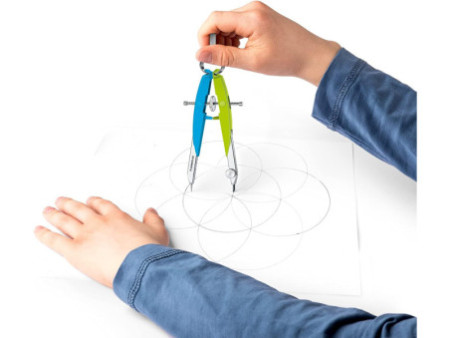 STAEDTLER Compas de précision Mars Comfort Neon, bleu/vert
