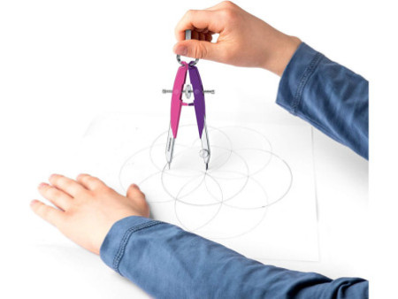 STAEDTLER Compas de précision Mars Comfort Neon, rose/violet