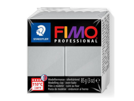 FIMO PROFESSIONAL Pâte à modeler, 85 g, gris dauphin