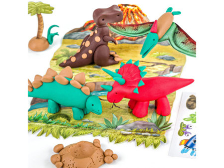 FIMO kids Kit de modelage Form & Play 'Dino', niveau 2
