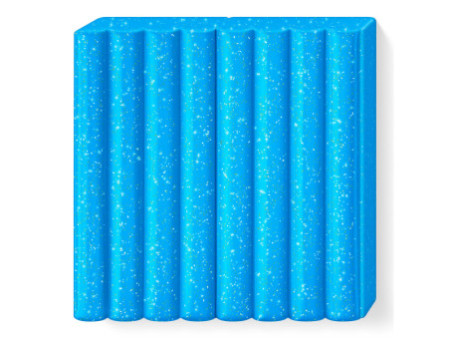 FIMO kids Pâte à modeler, à cuire, 42 g, bleu paillette