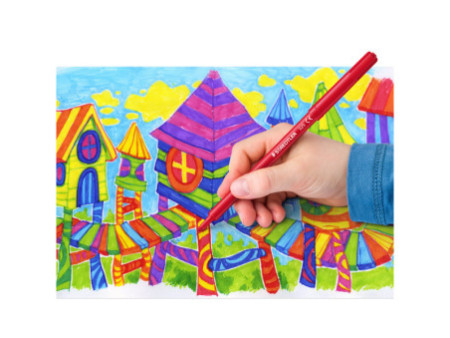 STAEDTLER Feutre de coloriage Noris, étui en carton 12