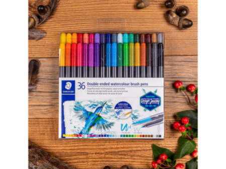STAEDTLER Feutre double pointe Design Journey, étui de 36