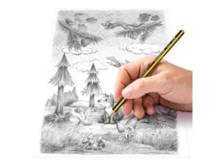 STAEDTLER Crayon Noris, degré de dureté: HB, pot de 48