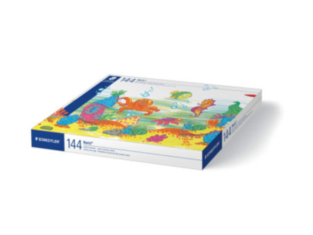 STAEDTLER Feutre de coloriage Noris jumbo, boîte de 144