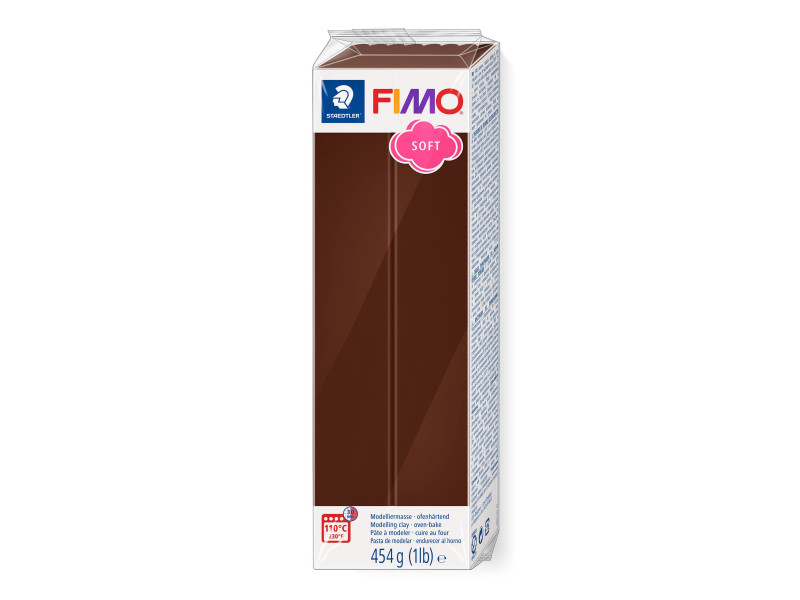 FIMO SOFT Pâte à modeler, à cuire, chocolat