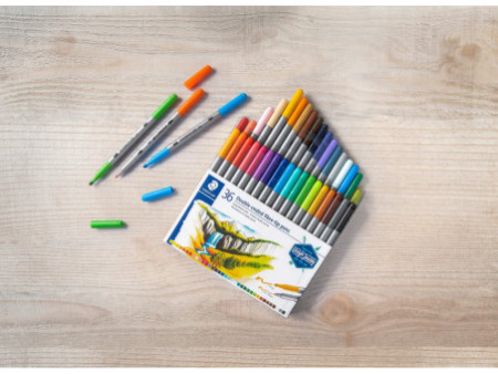 STAEDTLER Feutre double pointe Design Journey, étui de 36