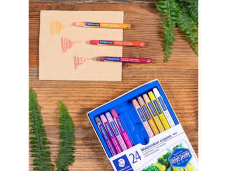 STAEDTLER Craie aquarellable Design Journey, étui carton 24