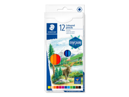 STAEDTLER Crayon couleur Design Journey, étui carton de 12