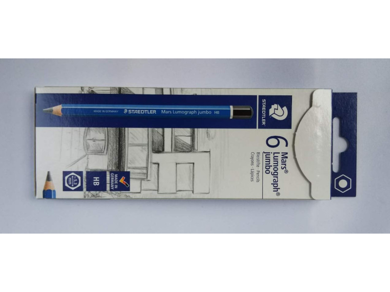 STAEDTLER Crayon graphite Mars Lumograph jumbo, dureté: HB