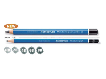 STAEDTLER Crayon graphite Mars Lumograph jumbo, dureté: HB