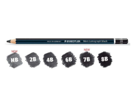 STAEDTLER Crayon Mars Lumograph black, degré de dureté: 7B