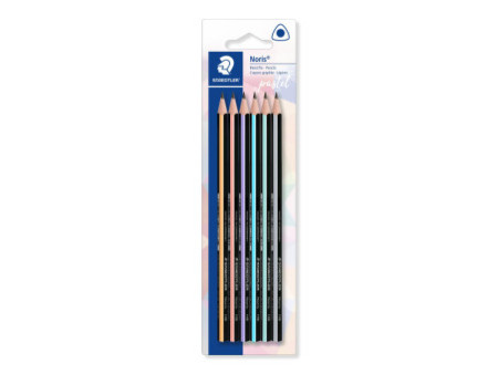 STAEDTLER Crayon Noris pastel, degré de dureté: HB, blister