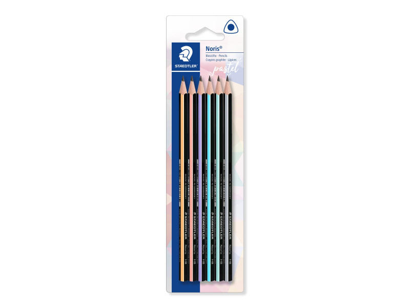 STAEDTLER Crayon Noris pastel, degré de dureté: HB, blister
