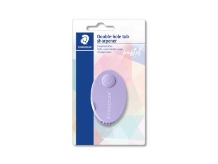 STAEDTLER Taille-crayon deux trous 512 PS2 pastel, assorti