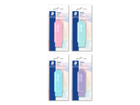 STAEDTLER Gomme 525 PS1 pastel, assorti