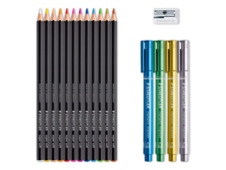 STAEDTLER Kit de dessin Black & White Design Journey