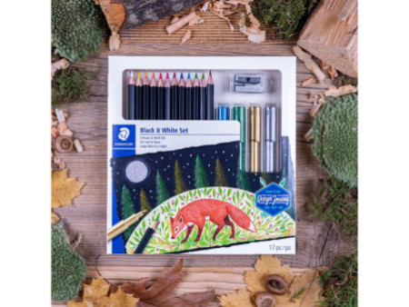 STAEDTLER Kit de dessin Black & White Design Journey