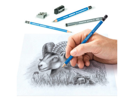 STAEDTLER Kit de dessin Sketching Design Journey, 12 pièces