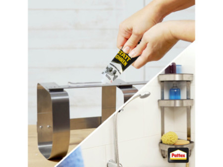 Pattex Colle forte 'Coller au lieu de percer' TRANSPARENT