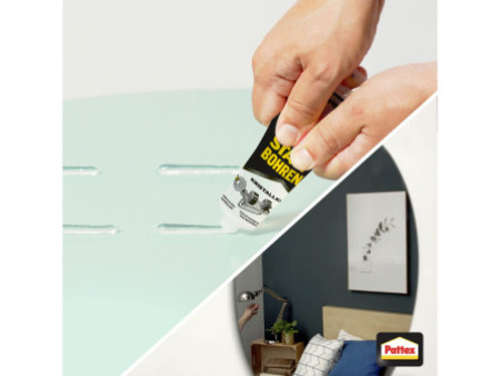 Pattex Colle forte 'Coller au lieu de percer' TRANSPARENT