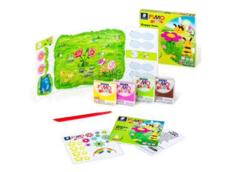 FIMO kids Kit de modelage Form & Play 'Happy bees', niveau 3