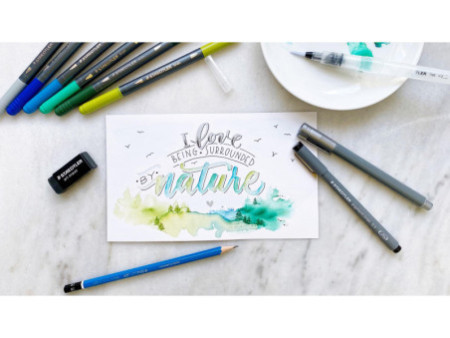 STAEDTLER Kit aquarelle & de calligraphie Watercolor
