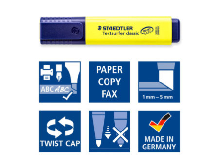 STAEDTLER Surligneur 'Textsurfer Classic', étui de 20