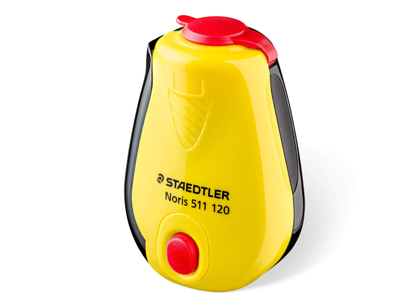 STAEDTLER Boîte taille-crayon Noris, à cliquet, jaune/noir