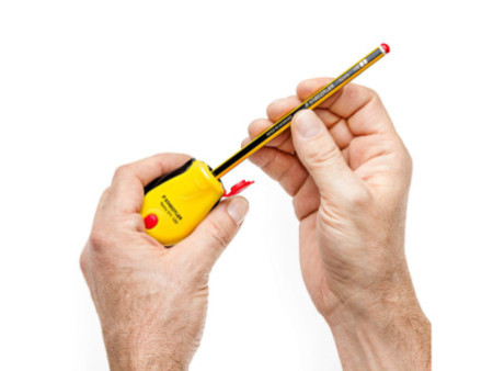 STAEDTLER Boîte taille-crayon Noris, à cliquet, jaune/noir