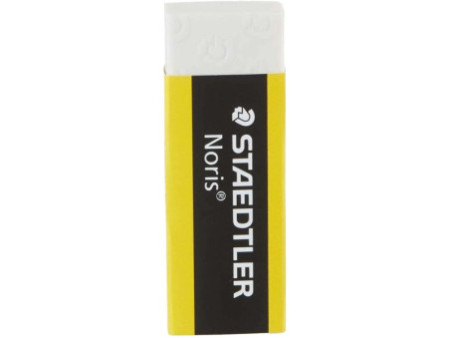 STAEDTLER Gomme plastique Noris, blanc, présentoir de 20