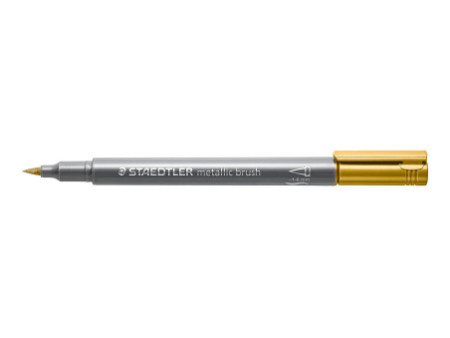 STAEDTLER Feutre pinceau metallic brush, étui de 10