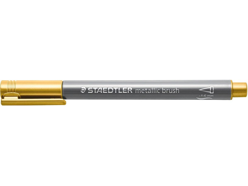 STAEDTLER Feutre pinceau métallisé, or