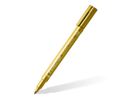 STAEDTLER Marqueur permanent Metallic, pointe ronde, étui 10
