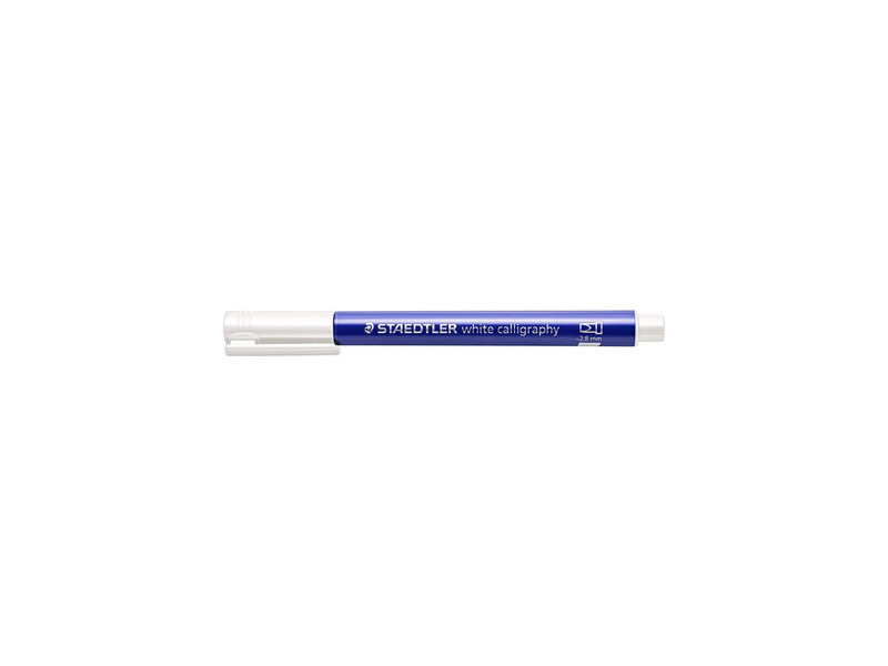 STAEDTLER Marqueur permanent metallic calligraphy, blanc