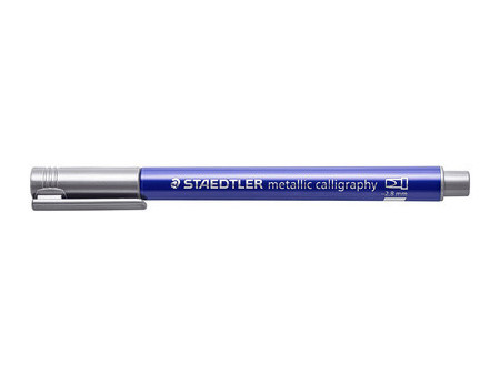 STAEDTLER Marqueur permanent metallic calligraphy, blanc