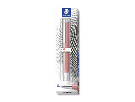 STAEDTLER Stylo bille rétractable triplus, M, rosé