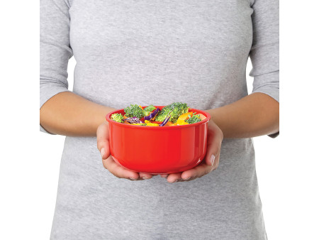 Sistema Boîte pour micro-ondes ROUND, 915 ml, rouge