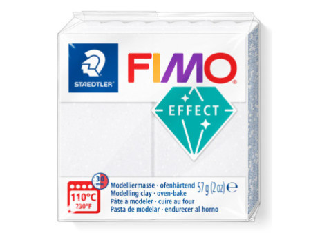 FIMO Pâte à modeler EFFECT, galaxy blanc, 57 g