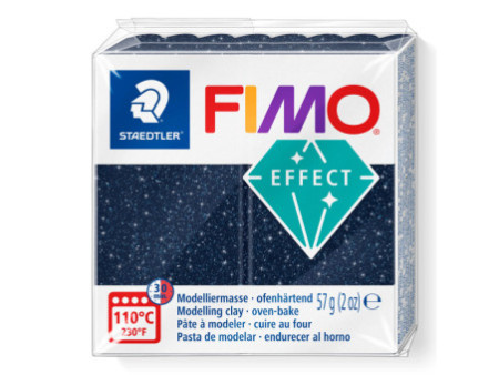 FIMO Pâte à modeler EFFECT, galaxy bleu, 57 g