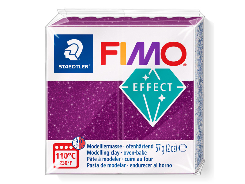 FIMO Pâte à modeler EFFECT, galaxy lilas, 57 g
