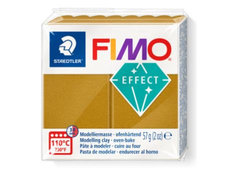 FIMO Pâte à modeler EFFECT, or métallisé, 57 g