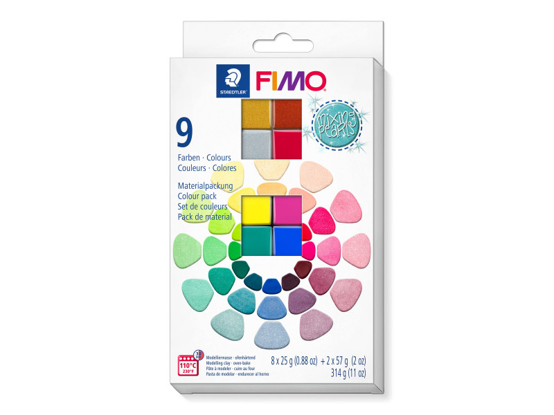 FIMO Set de pâte à modeler 'Mixing Pearls', set de 10