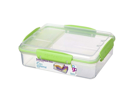 Sistema Boîte à snack SNACKS ATTACK DUO TO GO, 975 ml