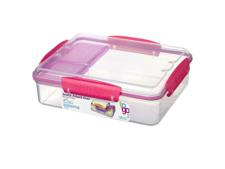Sistema Boîte à snack SNACKS ATTACK DUO TO GO, 975 ml