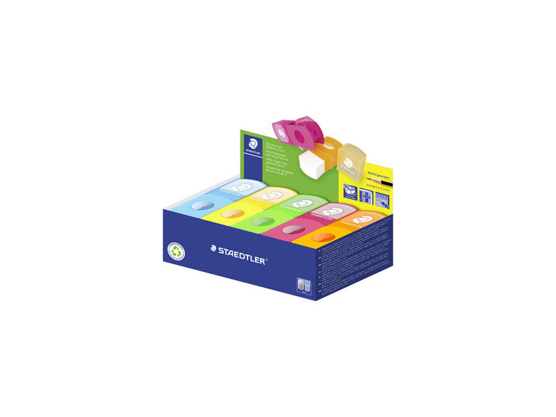STAEDTLER Combi gomme - taille-crayon 511 SE, présentoir
