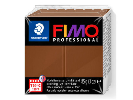 FIMO PROFESSIONAL Pâte à modeler, à cuire au four, noisette