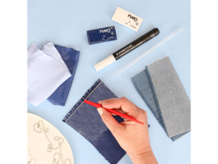 FIMO SOFT Kit de pâte à modeler Denim Design à cuire au four