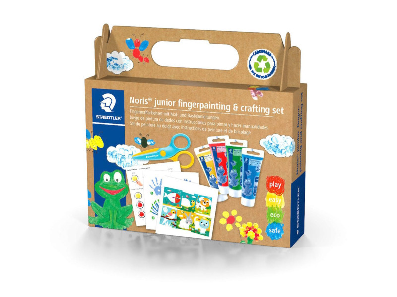 STAEDTLER Kit créatif Noris junior avec gouache aux doigts