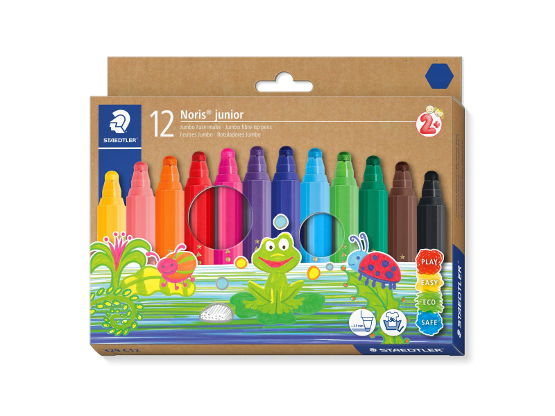 STAEDTLER Feutre Noris junior, étui carton de 12